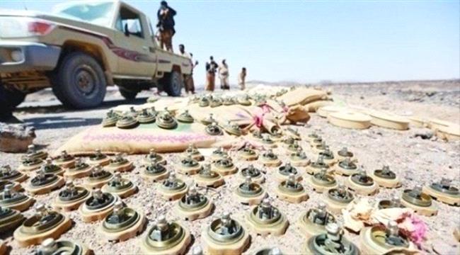 مسام ينتزع 600 لغم حوثي خلال الأسبوع الرابع من يونيو