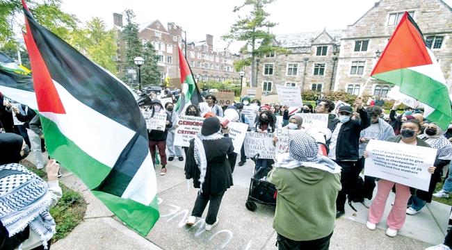 الجامعات الأمريكية تواصل الاحتجاجات لإنهاء الإبادة في غزة ...